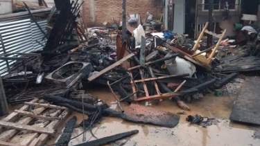 Así quedó la vivienda (gentileza) 