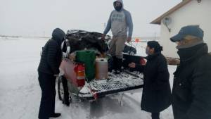 La nieve mantiene aislada a la Región Sur rionegrina
