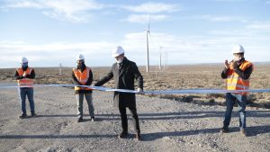 Comenzó a operar el primer parque eólico de Neuquén
