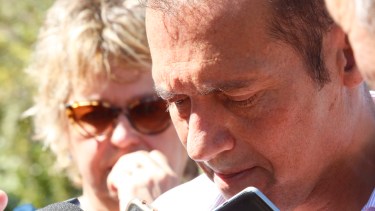 Cristina Storioni y el gobernador Omar Gutiérrez (foto Juan Thomes archivo)