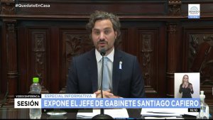 Cafiero: «La Argentina ya estaba en pandemia cuando asumimos en diciembre»
