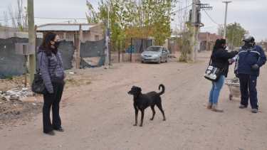 Testeos en los barrios Hornitos y Las Florecitas (foto Yamil Regules)
