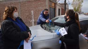 La ciudad de Neuquén comezó a realizar los testeos barriales. Foto: Yamil Regules