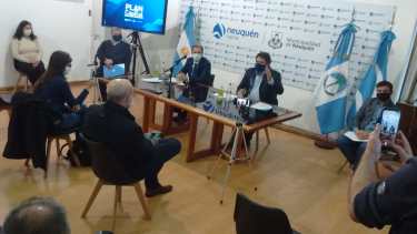 El "Plan Capital" fue anunciado esta mañana por Gaido, junto a Gutiérrez. (Oscar Livera).-