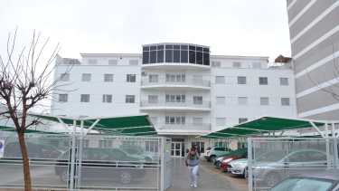 La maternidad está ubicada en Belgrano y Combate de San Lorenzo. Foto Yamil Regules.