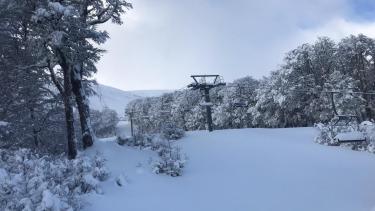 Así está Chapelco. Foto: Gentileza.