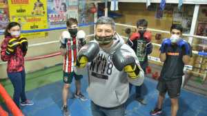 Así es la vuelta a los entrenamientos de boxeo en Neuquén
