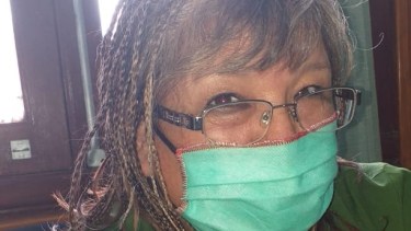 Vecina de Maquinchao confeccionó más de 1000 barbijos para donar