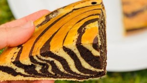 Torta cebra sin TACC ¿te tienta?