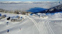 Imagen de Esquiadores clandestinos en Cerro Bayo durante el fin de semana