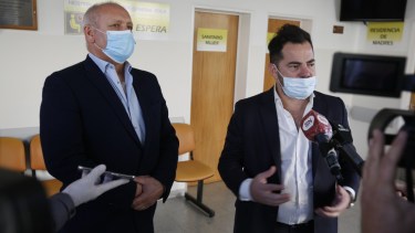 Recién al final de la jornada evaluarán si habrá que hacer cambios o no en la metodología de trabajo para hacer frente a la pandemia. (foto: Juan Thomes)