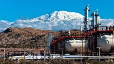 El chofer chileno viajó hasta el yacimiento El Portón, cercano a Buta Ranquil. (Gentileza).-