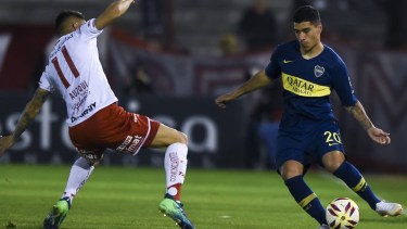 El uruguayo jugó 6 meses en Boca en el año 2018.