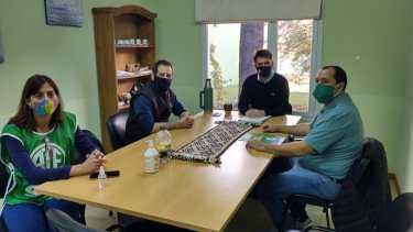 Reunión entre ATE y Gobierno.