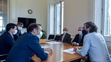 Gutiérrez se reunió con el ministro nacional este mediodía. Foto: archivo. 