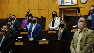 El recinto de la Legislatura de Neuquén, durante la última sesión (Gentileza)