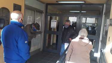 Mario Castillo, accionista de la empresa 18 de Mayo, también participó del reclamo. (foto: gentileza)