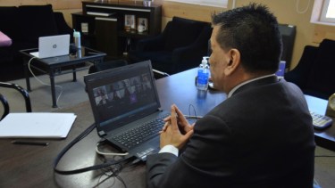 El parlamentario del Mercosur ultimó detalles con los diputados del Frente de Todos. Foto: gentileza.