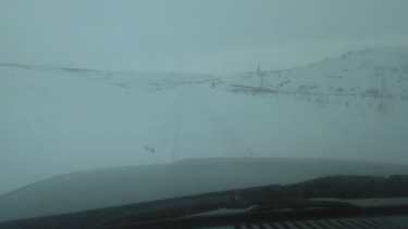 Un tramo de la ruta 23 en la mañana de este lunes. Foto: gentileza