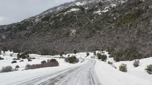 Por la nieve, cierran las rutas 40 y 23 en Río Negro