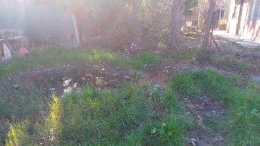 El barrio arrastra ese problema desde hace años y en distintos puntos.