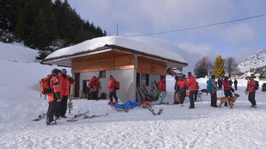 Dos personas heridas por una avalancha en el cerro Catedral