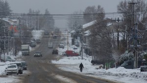 Mirá el temporal de nieve en Bariloche
