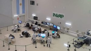 Simulan el lanzamiento del Saocom 1B desde un hotel