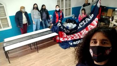 La Manzana Azulgrana, peña de San Lorenzo, es una de las que más actividades tuvo durante el aislamiento.