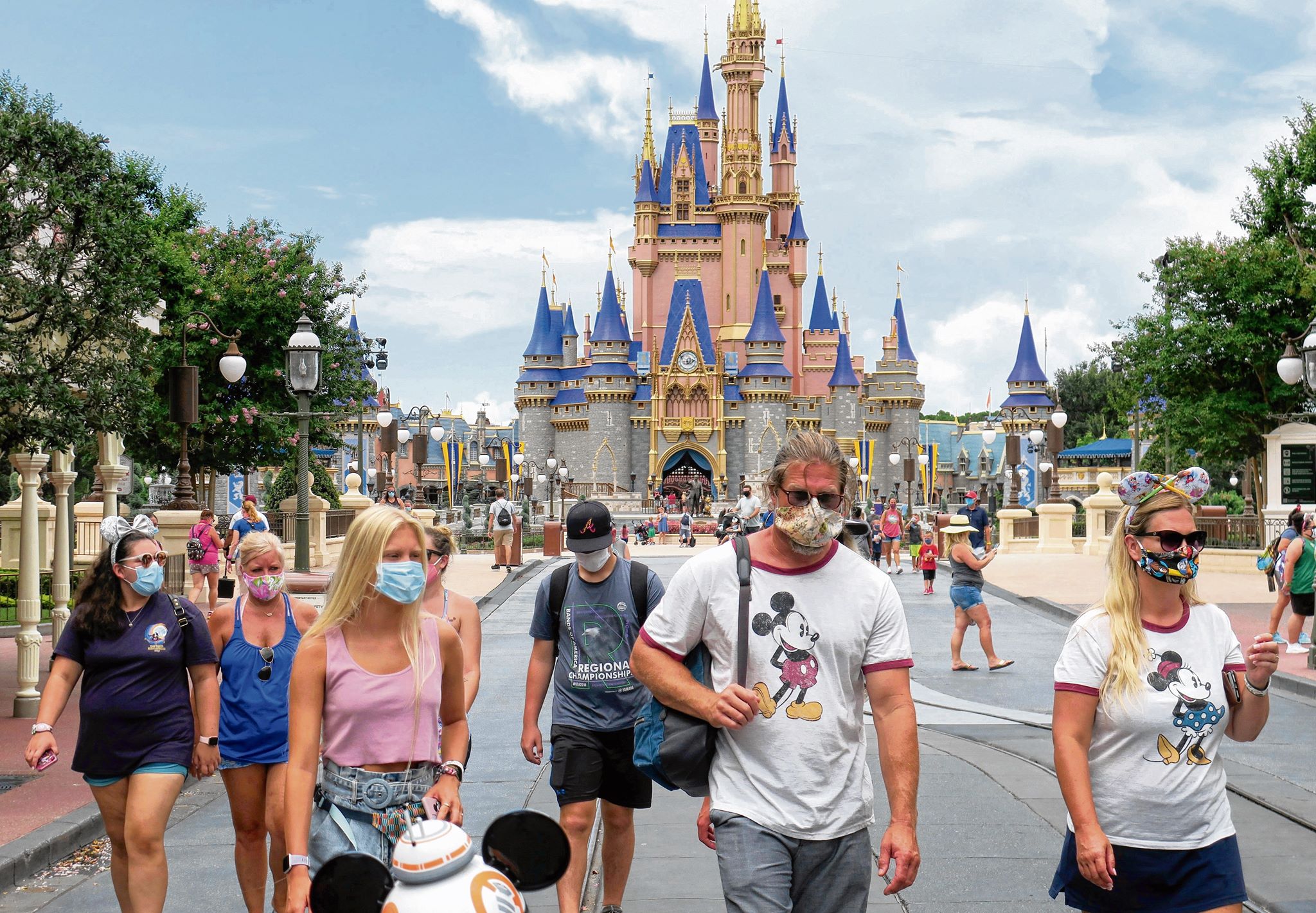 A pesar de estar en el Estado más afectado, Disney reabrió algunos parques el fin de semana. (Foto: AP)
