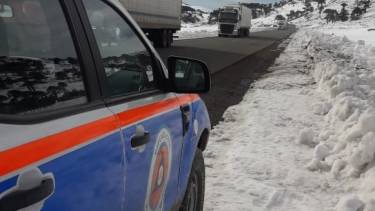 Alerta amarillo por nevadas en la cordillera de Neuquén