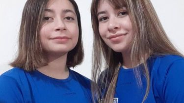 Chiara tiene 16 años y Delfina 13.