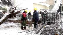 Imagen de Zapala ya tiene tres evacuaciones y la nieve no da tregua