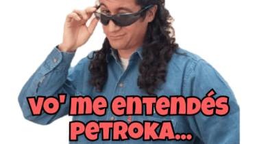 El petroka busco llevar una sonrisa en medio de la pandemia. (Gentileza).-