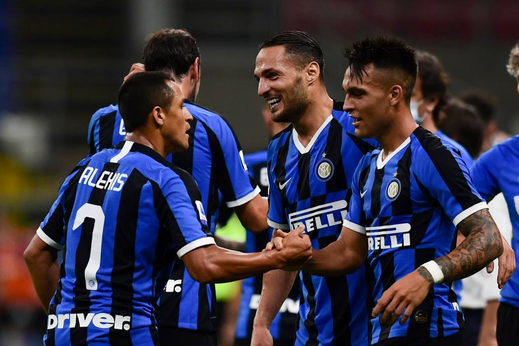 Lautaro y Alexis, la dupla de ataque del Inter.