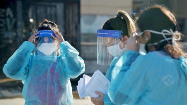 Personal de Salud en Buenos Aires. Foto: NA.-