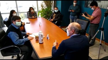 La presentación fue ante el presidente del parlamento provincial. Foto: gentileza.