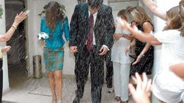 El casamiento de una pareja en Neuquén. Foto: archivo