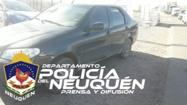 El vehículo fue secuestrado.Foto: Policía de Neuquén