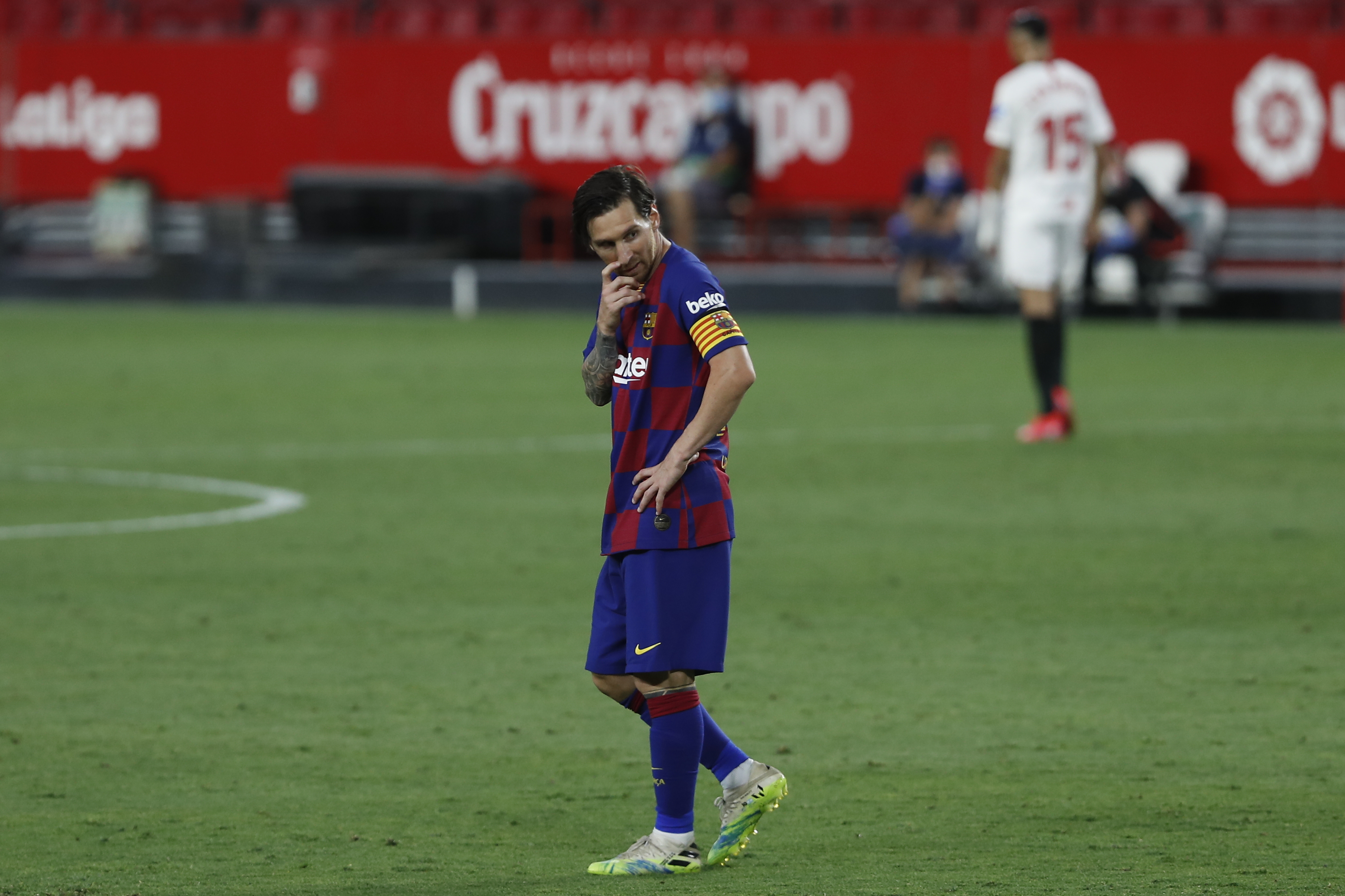 Lionel Messi y un final de Liga impensado junto al Barcelona. (AP Photo/Angel Fernandez)
