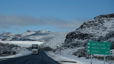 El Tránsito en la Ruta 237. Foto: Marcelo Martínez