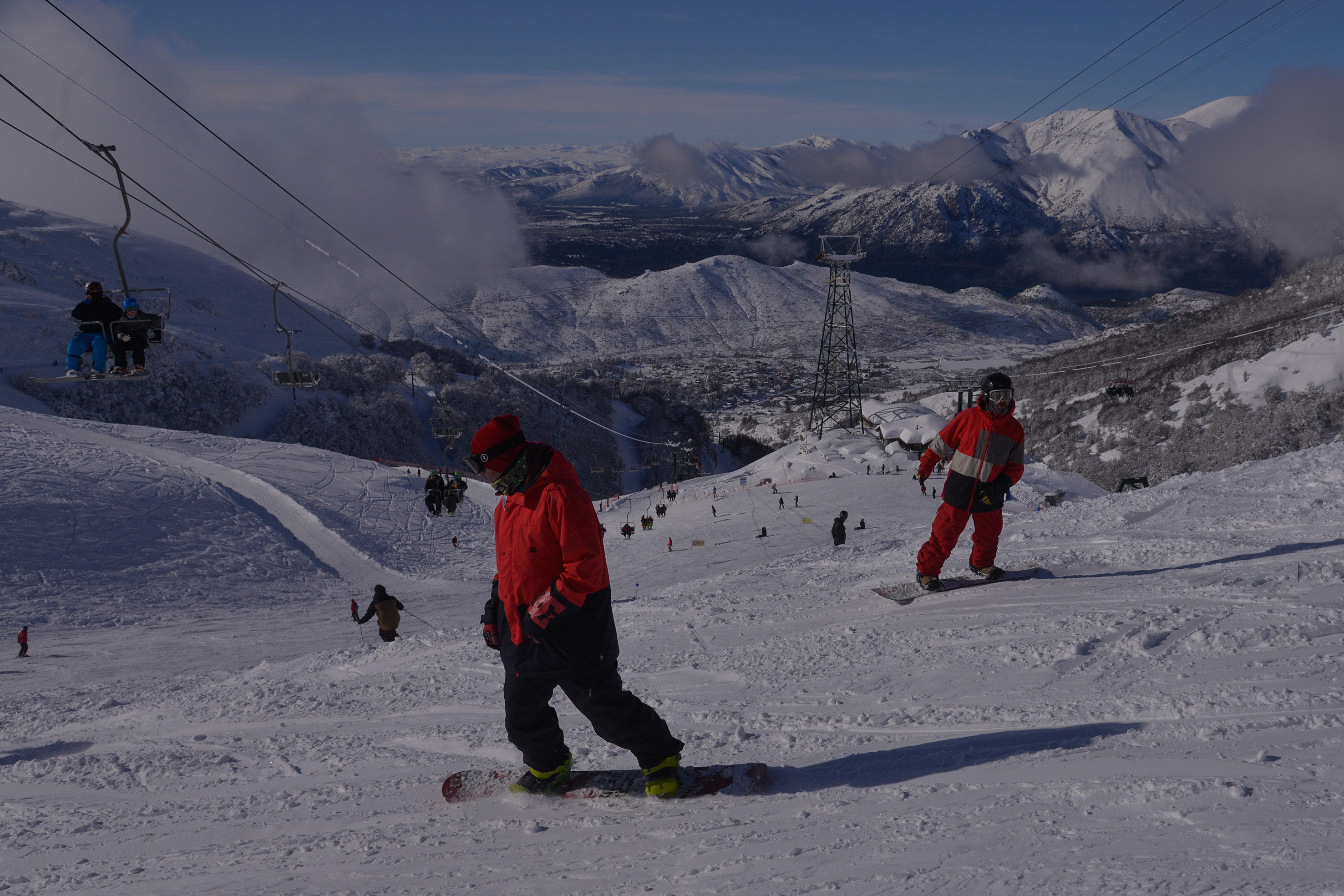 Los instructores de esquí de Bariloche en 2020 prácticamente no trabajaron porque solo se habilitó el esquí para los locales. Archivo