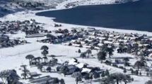 Imagen de Mirá que belleza Caviahue cubierto de nieve