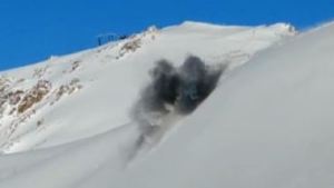 Mirá las detonaciones en el Catedral para tener el cerro en condiciones