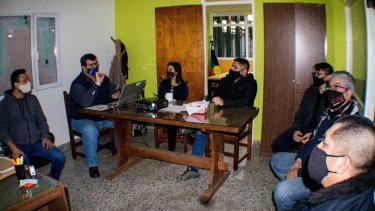 En Valcheta, los jefes comunales mantuvieron una reunión con el COE. (Foto: gentileza)