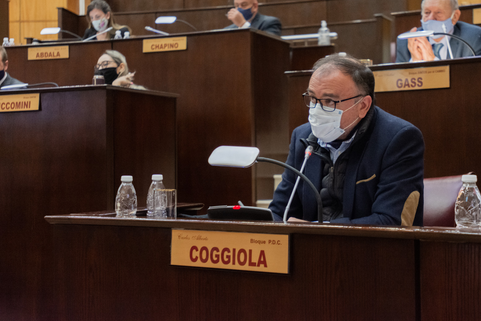 Carlos Coggiola es diputado provincial por la bancada de la Democracia Cristiana. Foto: gentileza.