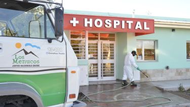 La semana pasada una mujer que estaba internada en el hospital de Los Menucos, recibió el alta y la localidad quedo sin casos activos. (Foto: Gentileza)