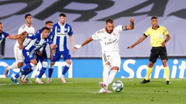 Benzema sigue afilado y volvió a convertir.