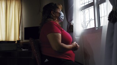 “Fueron días muy tristes, fueron traumáticos. Vi muy de cerca la muerte”, relató Sandra. Foto: Florencia Salto