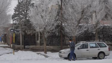 En Jacobacci, la mínima fue de -12 grados. (Foto: José Mellado)